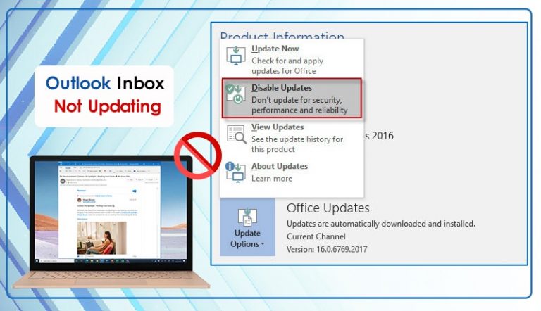 How to Fix Outlook Inbox Not Updating Error – [10 Fixes]