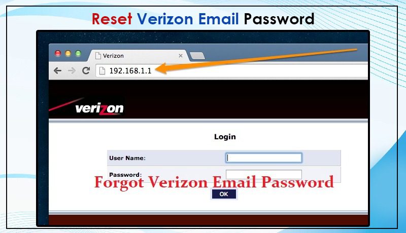 Reset Verizon Email Password