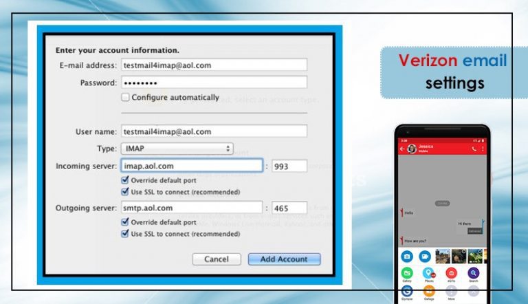 Verizon Email Settings For SMTP, IMAP, Or POP3 | Complete Guide
